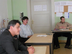 Diskussion am Spalatin-Gymnasium